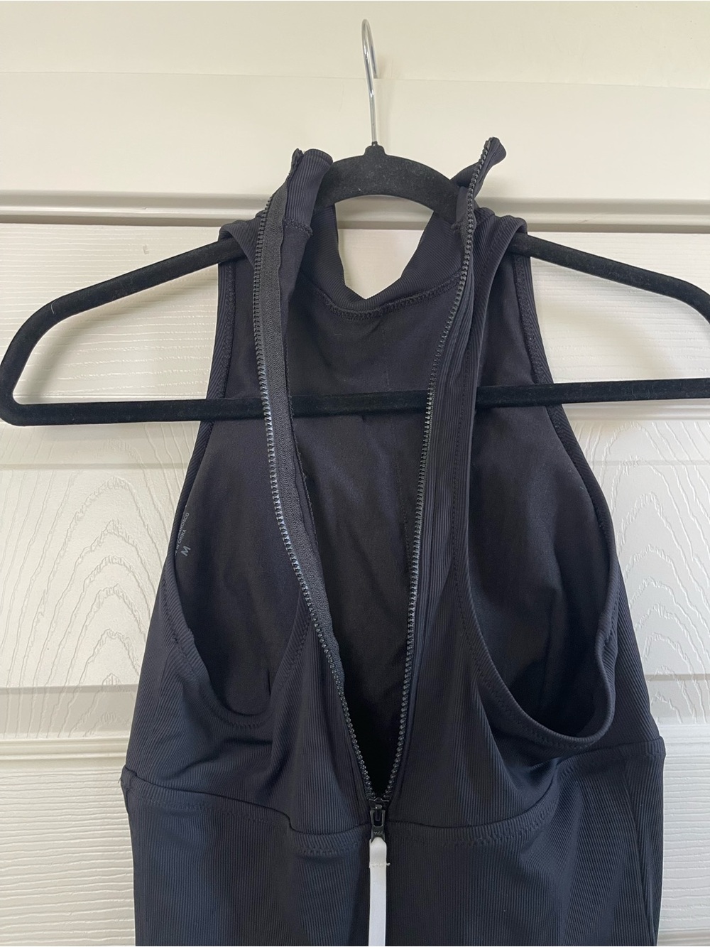 Women’s Athleta Cloudbreak Rib One Piece Swim Suit Black Size M - Picture 4 of 5